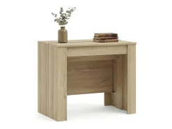 Mesa consola extensible en roble canadian 50-235x90 cm Denis Roble Canadian
