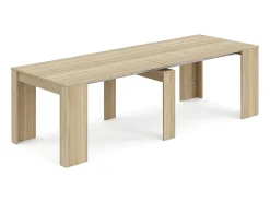 Mesa consola extensible en roble canadian 50-235x90 cm Denis Roble Canadian