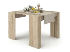Mesa consola extensible en roble canadian 50-235x90 cm Denis Roble Canadian