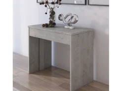 Mesa consola extensible Épsilon Gris cemento