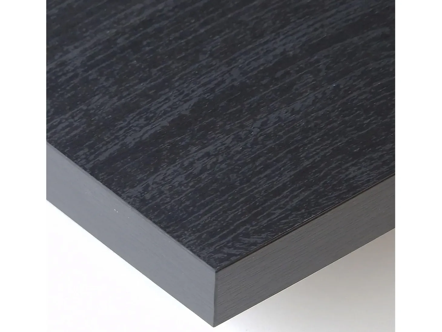 Mesa Consola extensible, 140x90x73cm, Para 6 comensales, Patas madera maciza, Negro