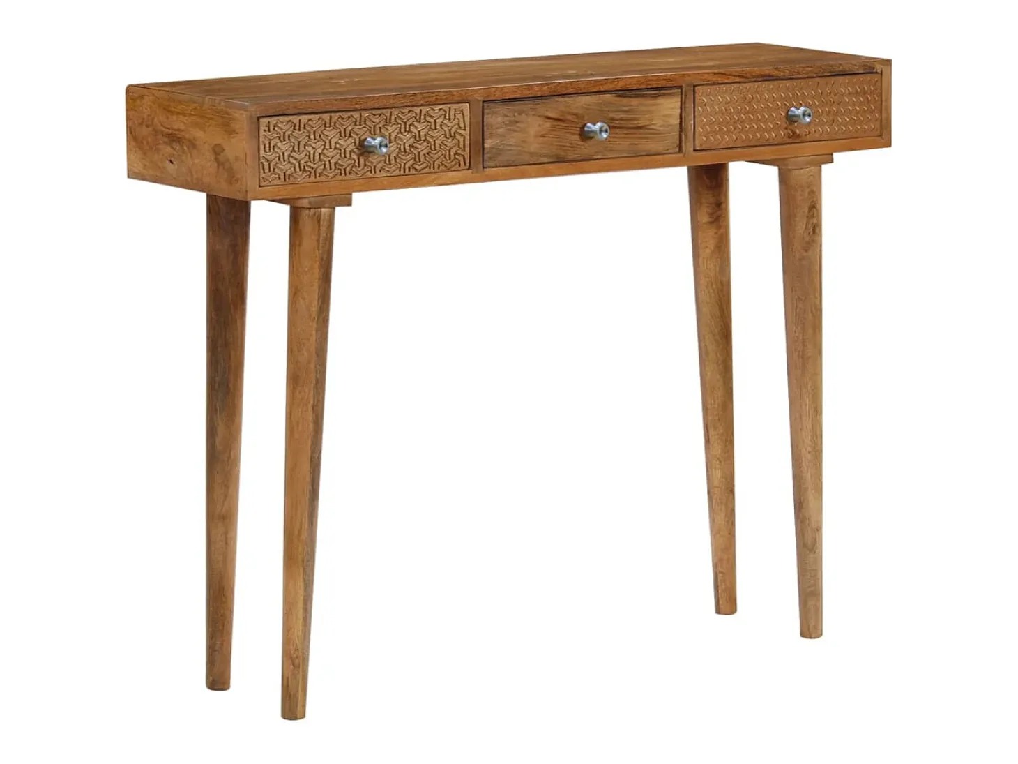 Mesa consola Madera maciza de mango 102x30x79 cm