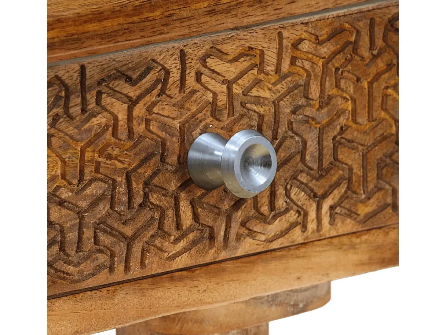 Mesa consola Madera maciza de mango 102x30x79 cm