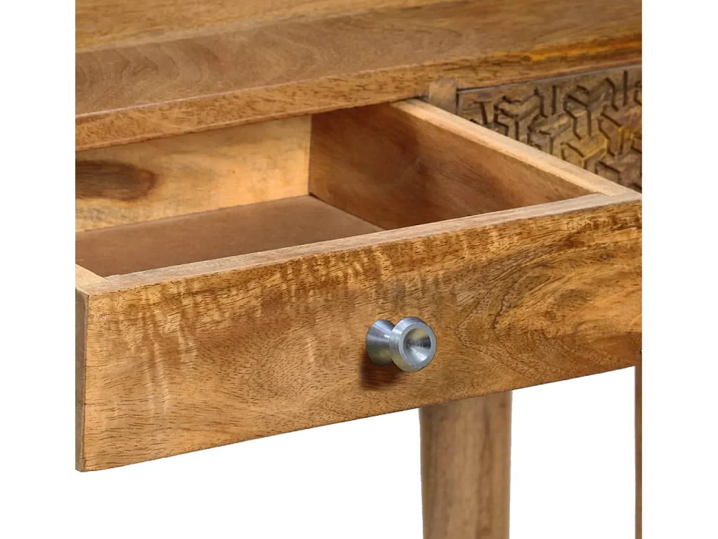 Mesa consola Madera maciza de mango 102x30x79 cm