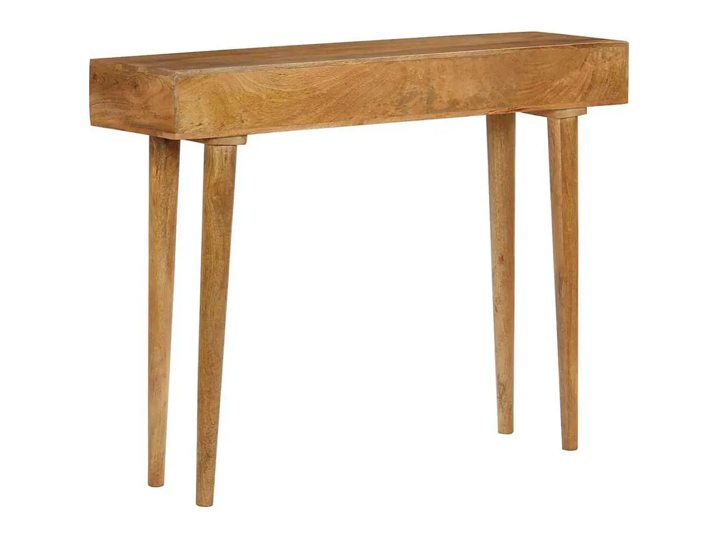 Mesa consola Madera maciza de mango 102x30x79 cm