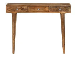 Mesa consola Madera maciza de mango 102x30x79 cm