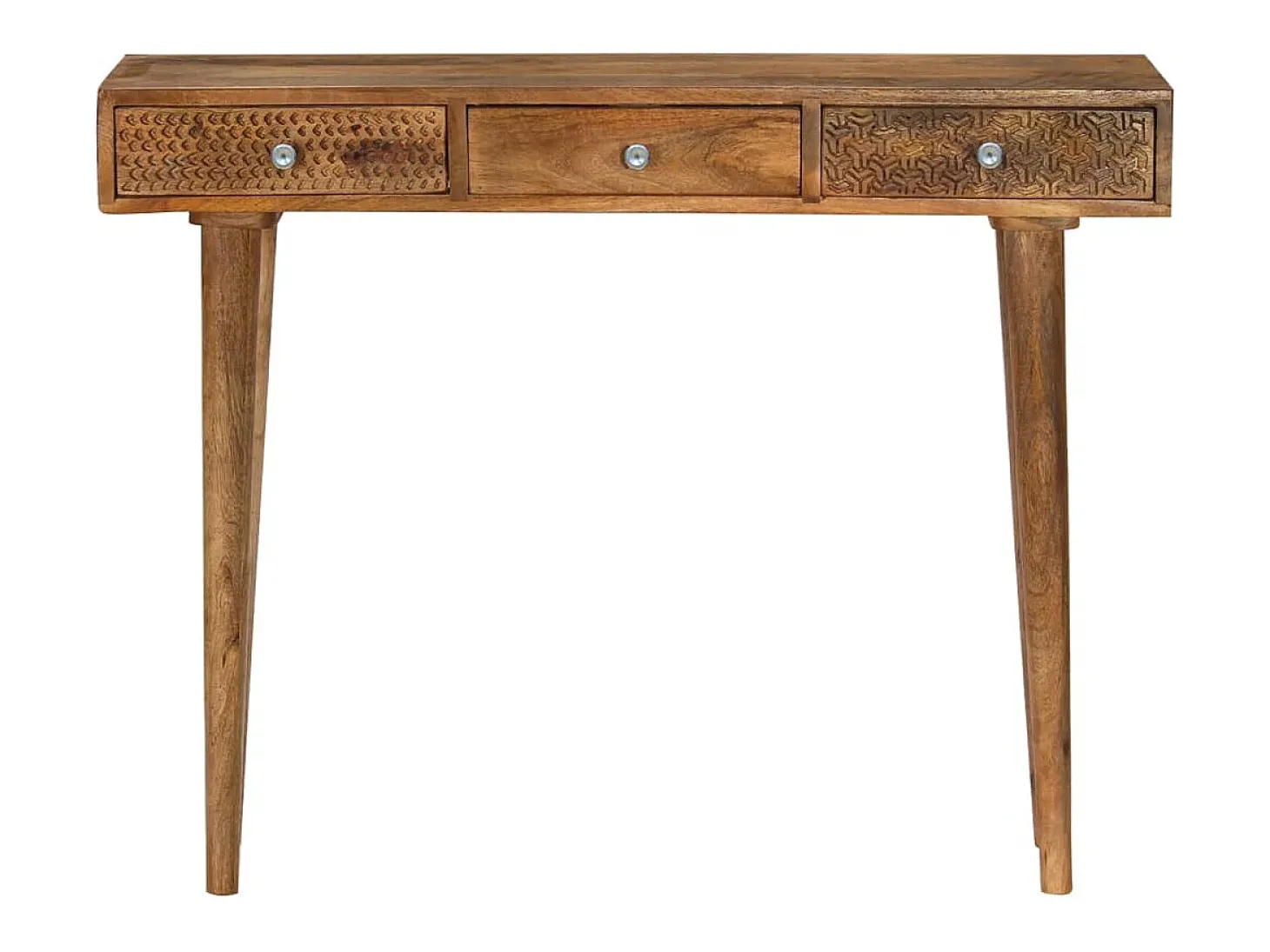 Mesa consola Madera maciza de mango 102x30x79 cm