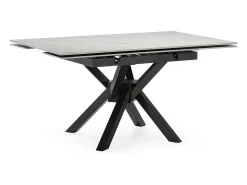 Mesa cuadrada extensible de gran tamaño para 6/8 personas 150x76 cm