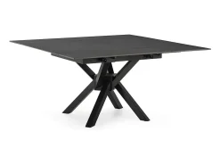 Mesa cuadrada extensible de gran tamaño para 6/8 personas 150x76 cm