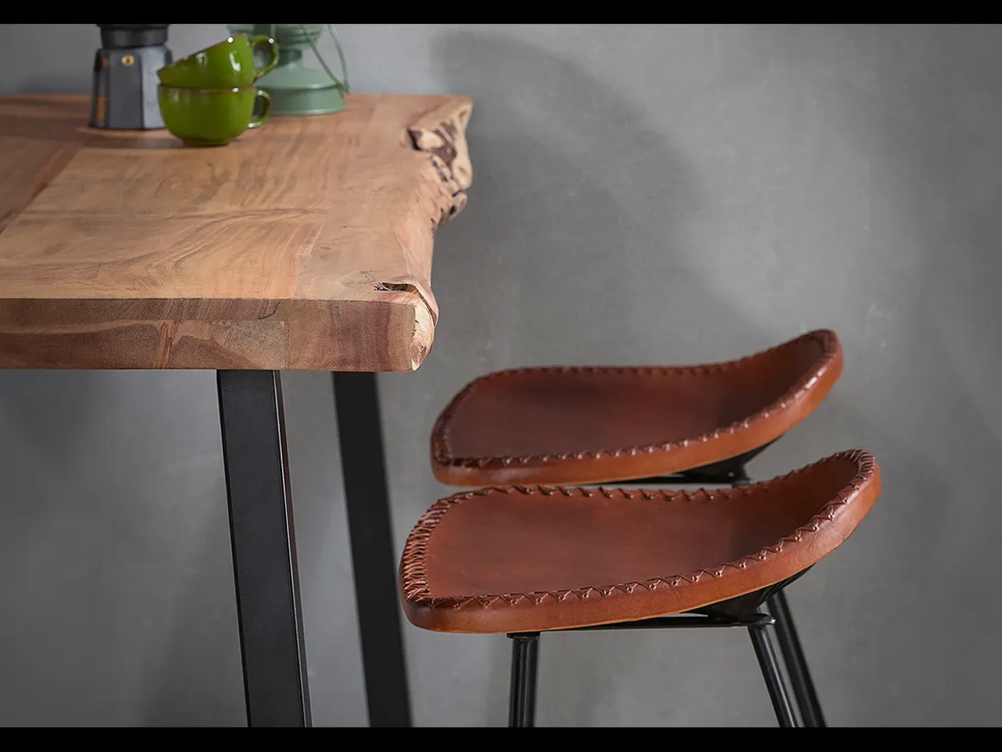 Mesa de bar - Madera Madera - 125 x 46 cm - DARAT
