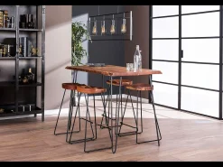 Mesa de bar - Madera Madera - 130 x 70 cm - ERGEA
