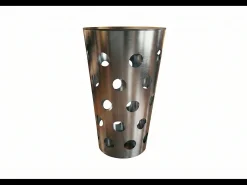Mesa de bar - plata metal - 65 x 65 cm - VINO