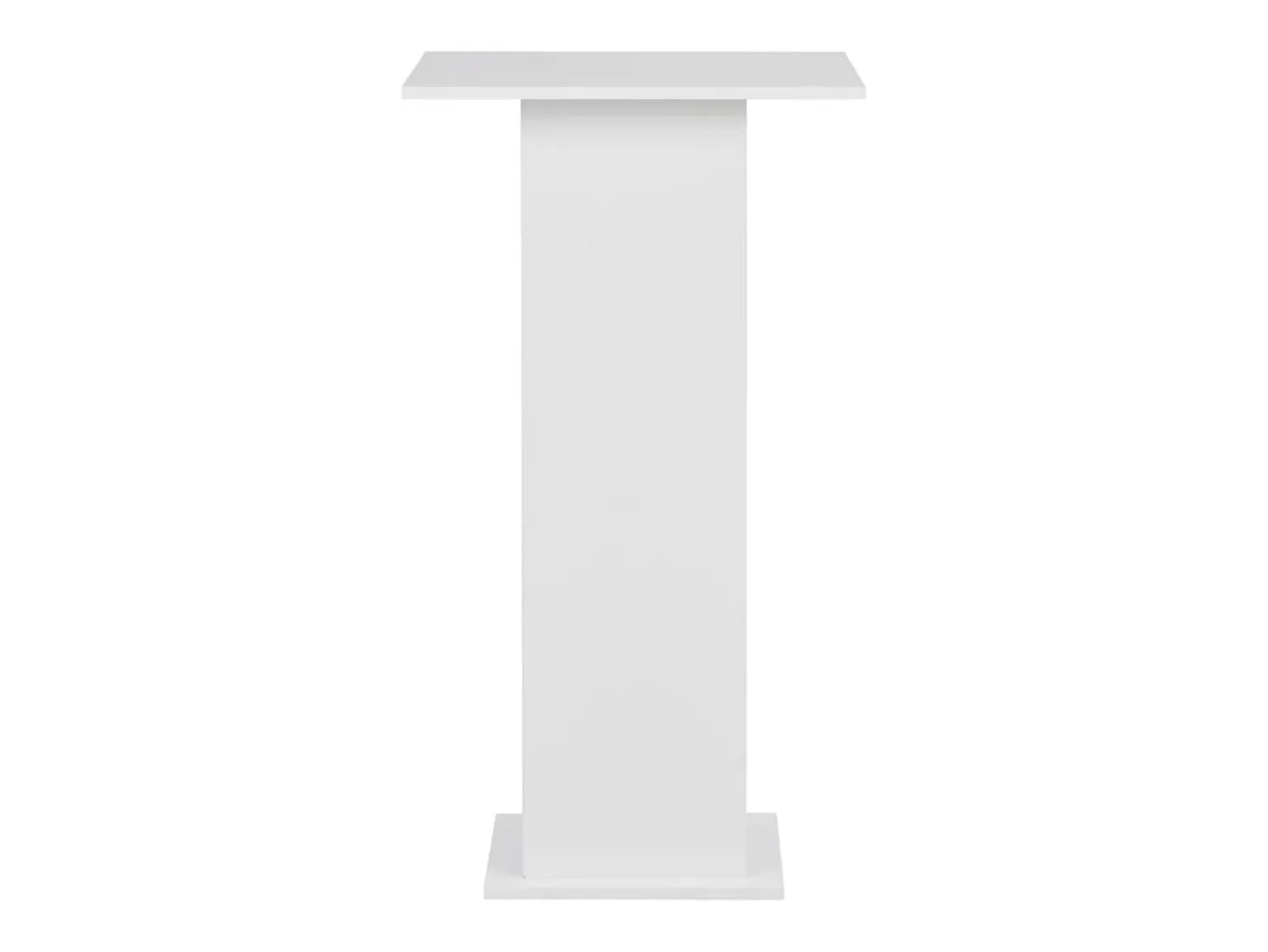 Mesa de bar blanca 60x60x110 cm