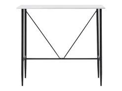 Mesa de bar Blanca 120x60x110 cm MDF