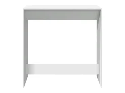 Mesa de bar blanca 102x50x103,5 cm madera de ingeniería