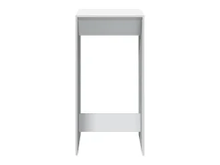 Mesa de bar blanca 51x50x103,5 cm madera de ingeniería