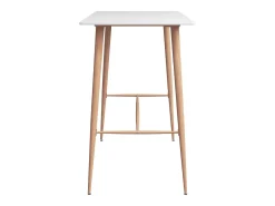 Mesa de bar blanco 120x60x105 cm ES472114
