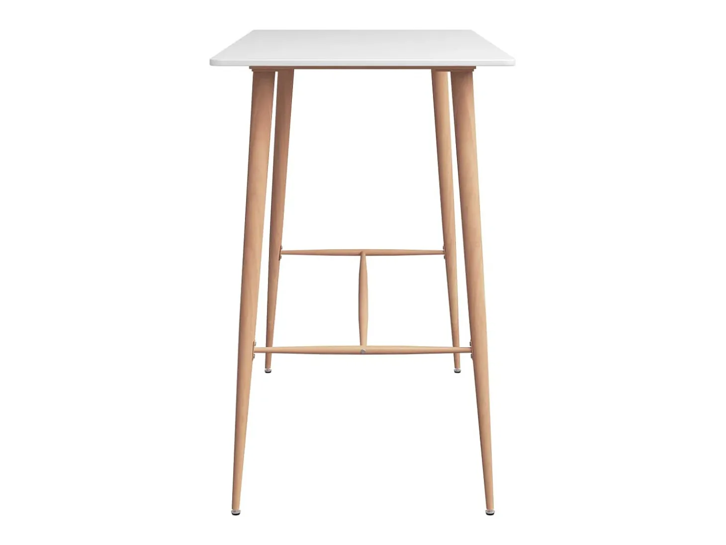 Mesa de bar blanco 120x60x105 cm ES472114