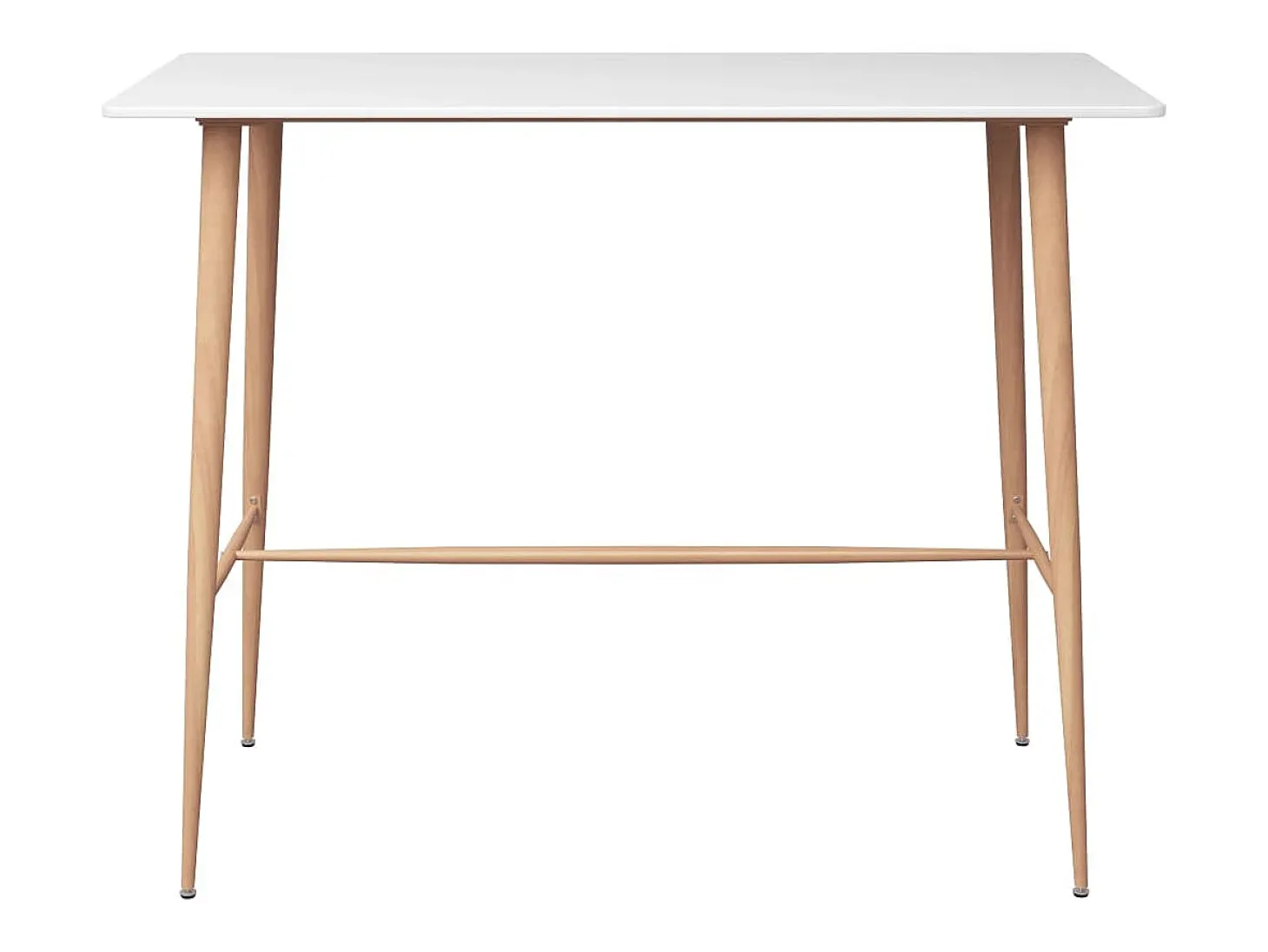Mesa de bar blanco 120x60x105 cm ES472114