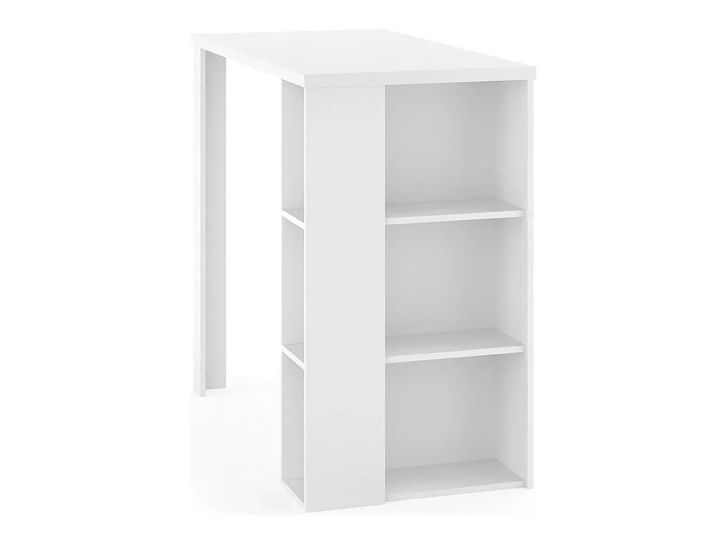 Mesa de bar blanco 120x60x105.6 noel