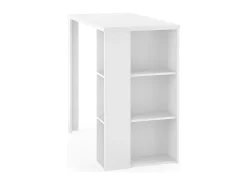 Mesa de bar blanco 120x60x105.6 noel