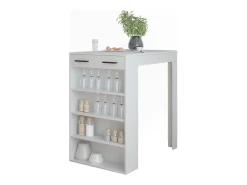 Mesa de bar blanco 67x100x106 repose