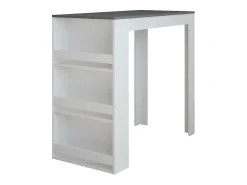 Mesa de bar blanco/antracita 57x117x106 repose
