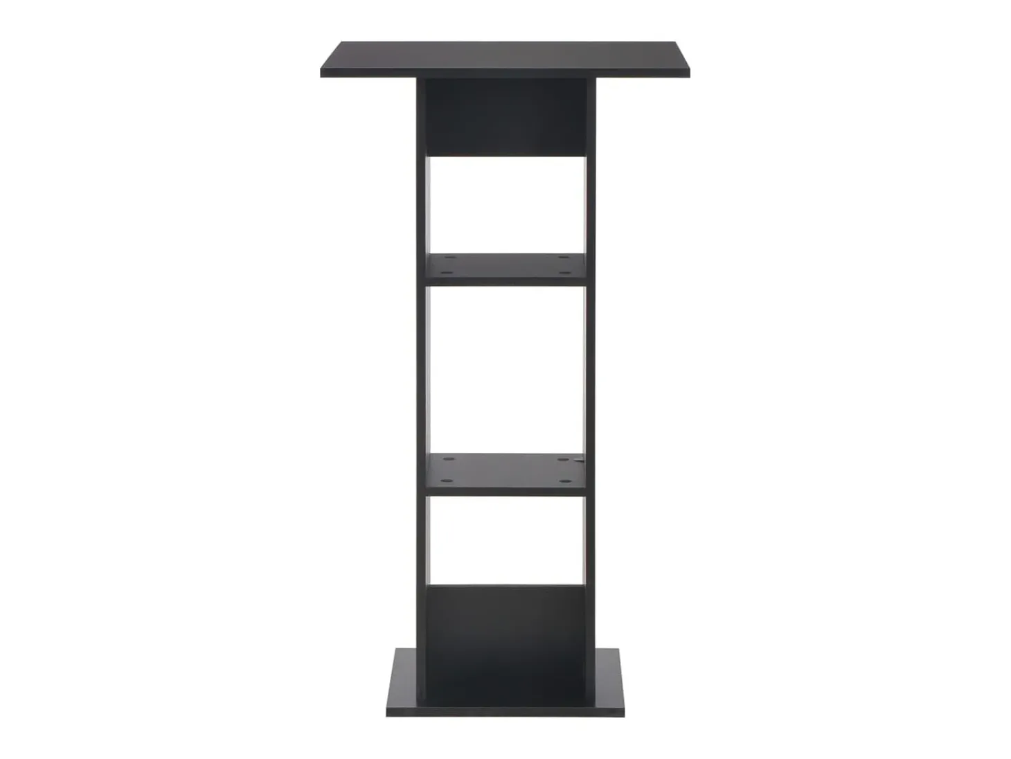 Mesa de bar color negro 60x60x110 cm