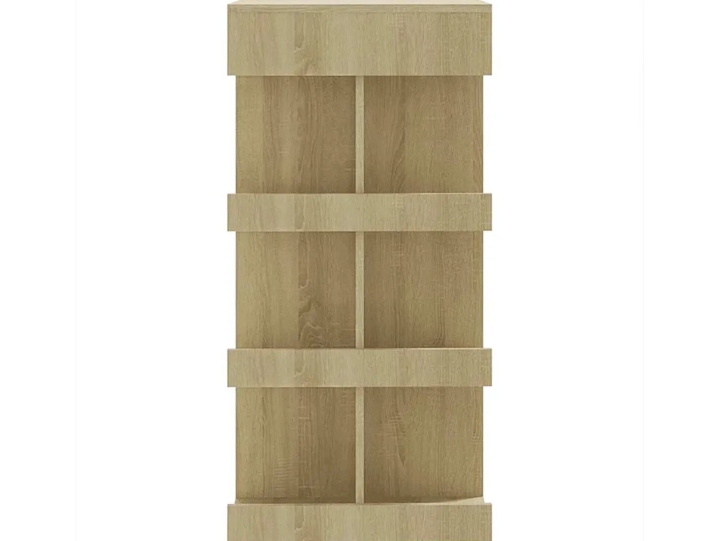 Mesa de bar con estante de almacenamiento Roble Sonoma Madera de ingeniería