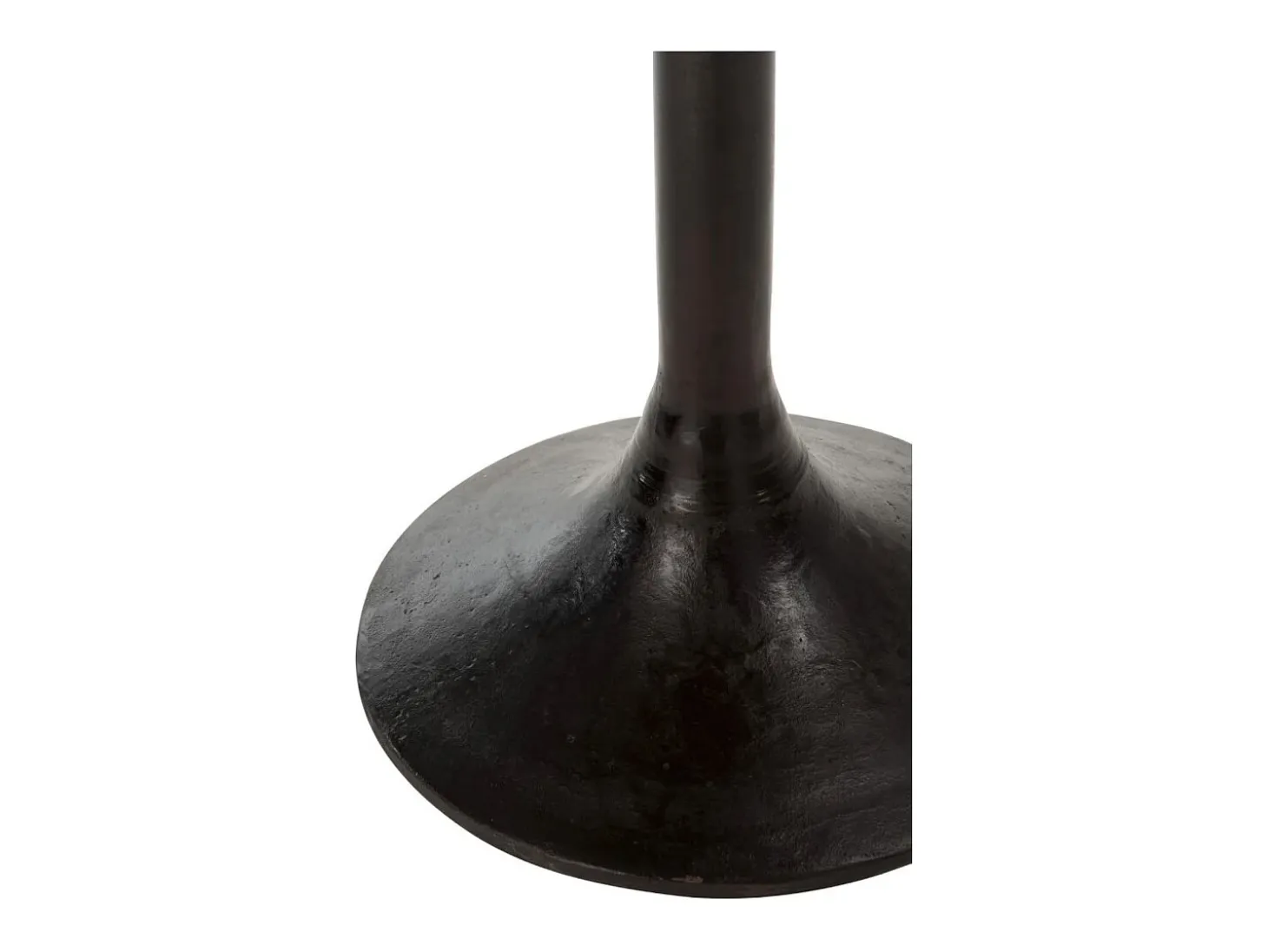 Mesa de bar Corali de madera maciza clara D 65 cm