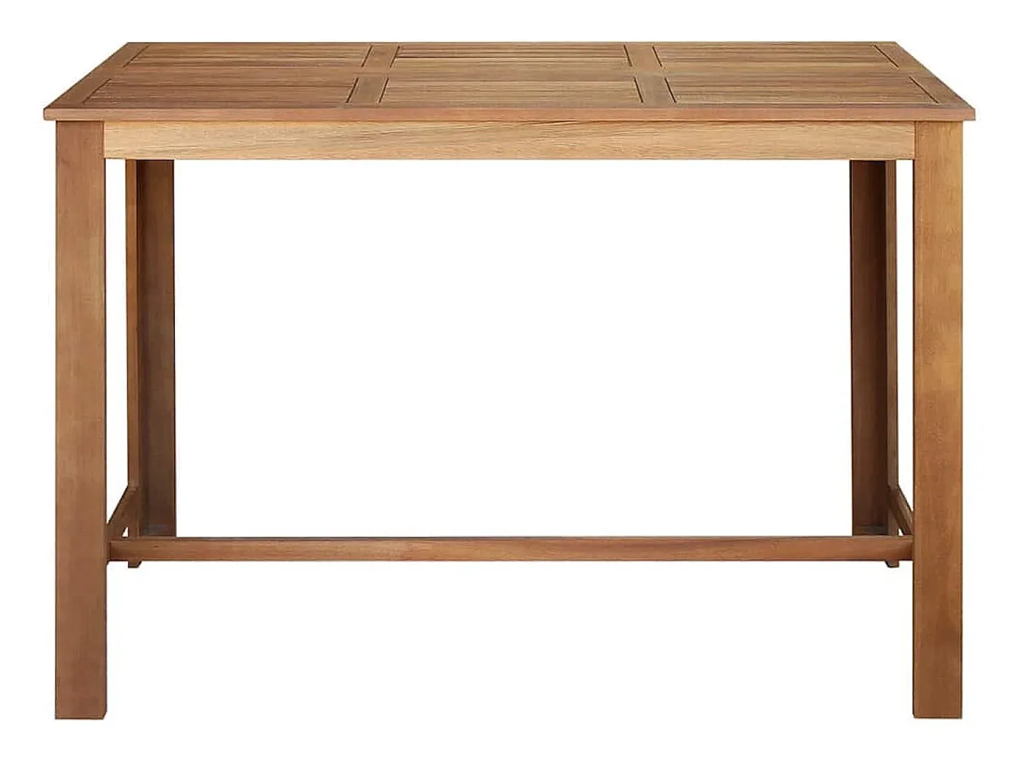 Mesa de bar de madera maciza de acacia 150x70x105 cm