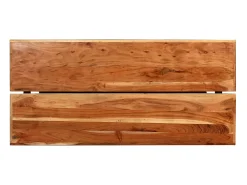 Mesa de bar de madera maciza de acacia 150x70x107 cm ES385013