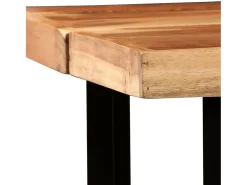 Mesa de bar de madera maciza de acacia 150x70x107 cm ES385013