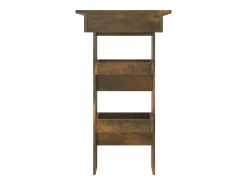 Mesa de bar de pared contrachapada roble ahumado 102x45x103,5cm