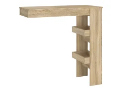 Mesa de bar de pared contrachapada roble Sonoma 102x45x103,5cm ES712051