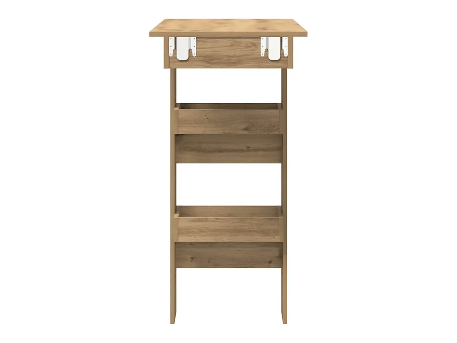 Mesa de bar de pared contrachapada roble artisan 102x45x103,5cm