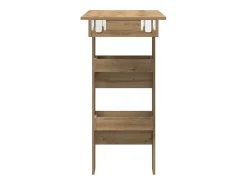 Mesa de bar de pared contrachapada roble artisan 102x45x103,5cm