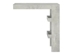 Mesa de bar de pared madera contrachapada gris 102x45x103,5cm