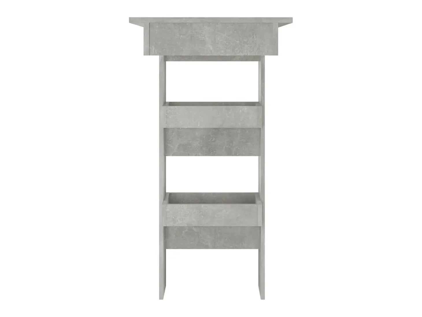 Mesa de bar de pared madera contrachapada gris 102x45x103,5cm