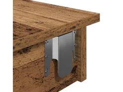 Mesa de bar de pared madera contrachapada envejecida