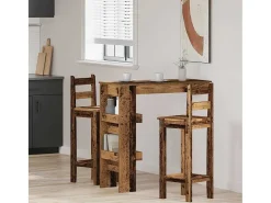 Mesa de bar de pared madera contrachapada envejecida