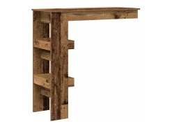 Mesa de bar de pared madera contrachapada envejecida