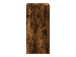 Mesa de bar de roble ahumado 51x50x103,5 cm madera de ingeniería