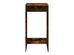Mesa de bar de roble ahumado 51x50x103,5 cm madera de ingeniería