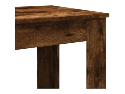 Mesa de bar de roble ahumado 102x50x103,5 cm madera de ingeniería
