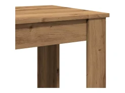 Mesa de bar de roble artesanal 51x50x103,5 cm madera de ingeniería