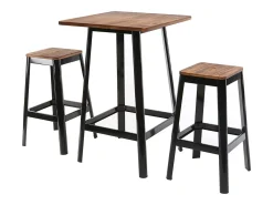 Mesa de bar diseño negra JONES