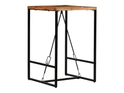 Mesa de bar madera maciza reciclada 70x70x106 cm ES379353