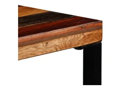 Mesa de bar madera maciza reciclada 70x70x106 cm ES379353