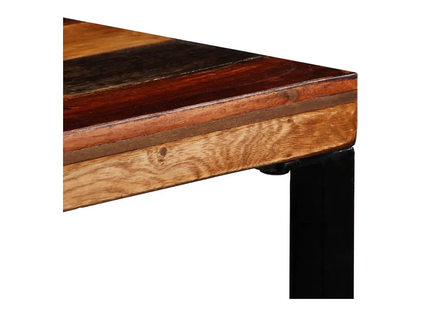 Mesa de bar madera maciza reciclada 70x70x106 cm ES379353